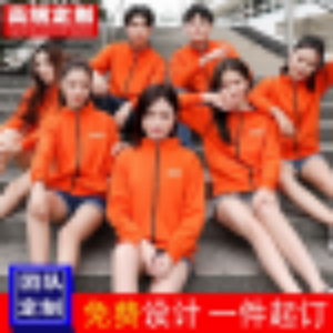 上海秋季外套立领撞纯色精梳涤棉长袖卫衣logo工作服学生班服
